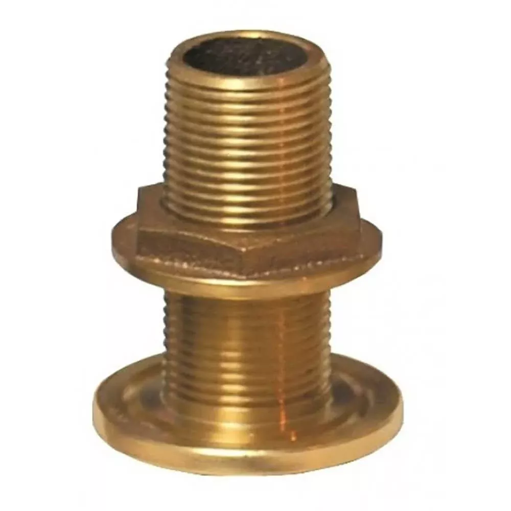 GROCO 2-1/2″ Bronze Thru-Hull Fitting w/Nut