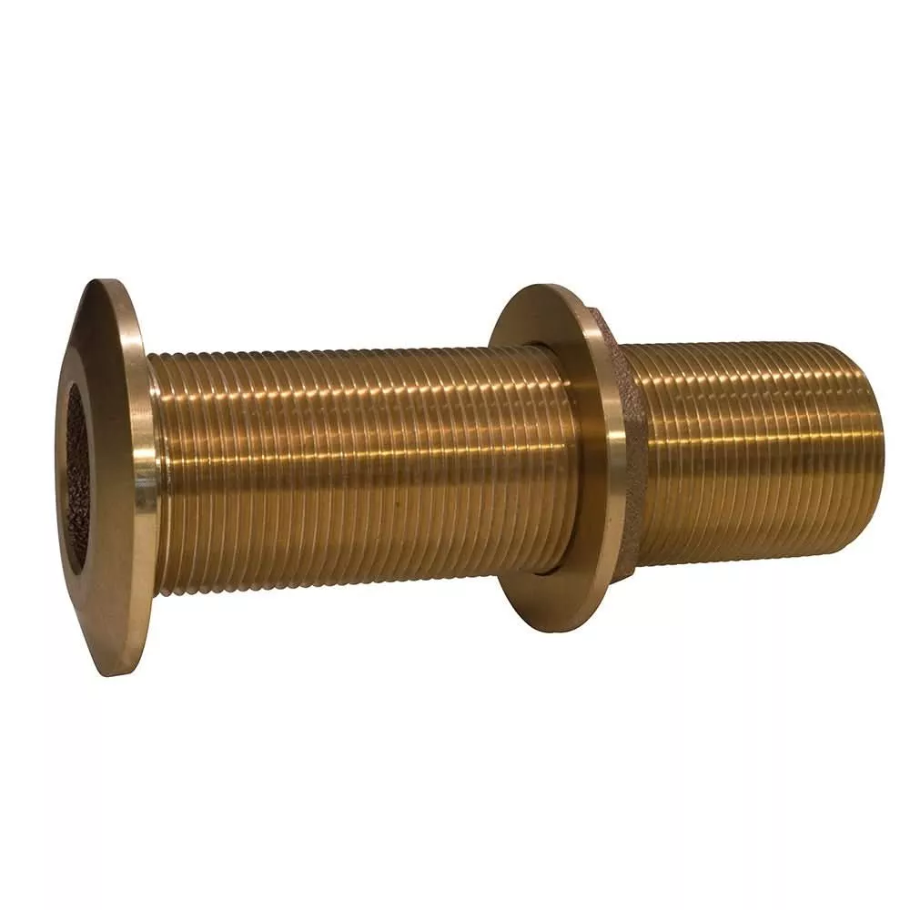 GROCO 3/4″ Bronze Extra Long Thru-Hull Fitting w/Nut – THXL-750-W