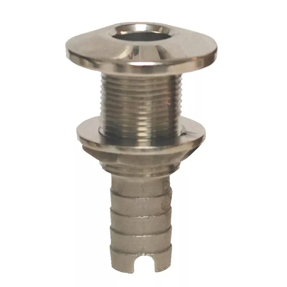 GROCO Stainless Steel Hose Barb Thru-Hull Fitting – 1-1/2″ – HTH-1500-S
