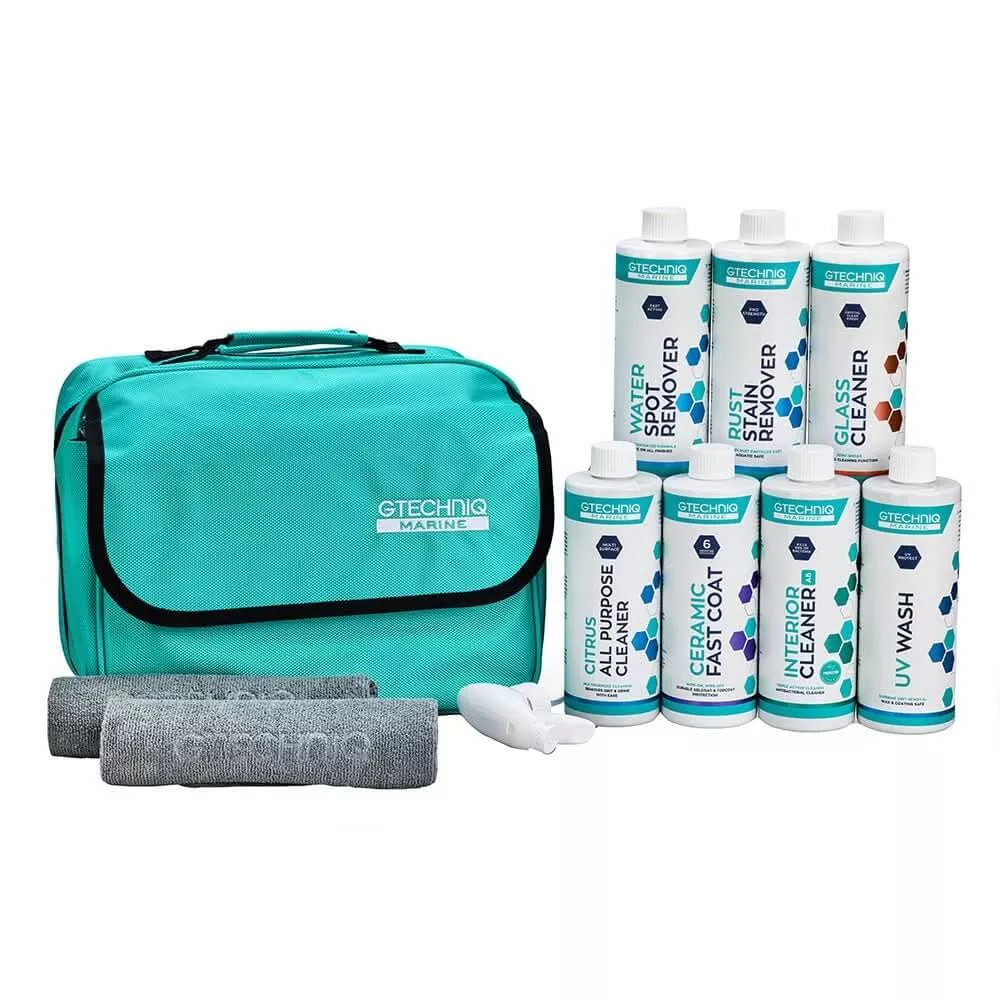 Gtechniq Marine Aftercare Kit – Comprehensive Vessel Maintenance Supplies – MAC KIT