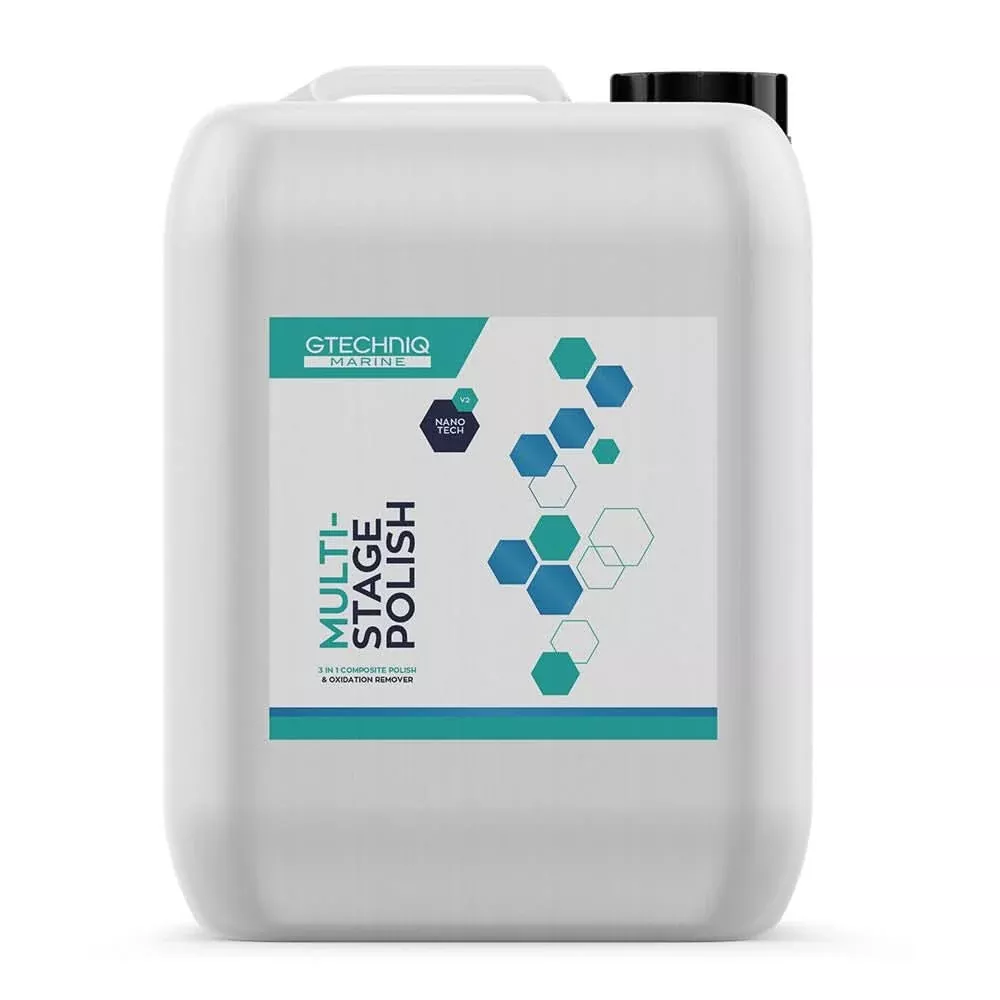 Gtechniq Multi-Stage Polish 5L – High-Gloss Surface Refinement for Boats and Marine Vehicles