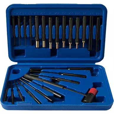 Gunmaster GMPUNCH24 Punch Set Black, 24 Pack