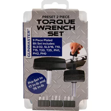 Gunmaster TW20-80 Torque Wrench Set Black