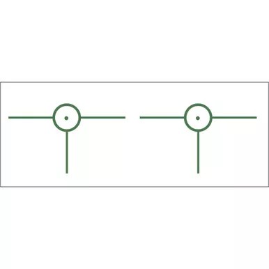 Gunstar Tactical 3d 2 Reticle Green
