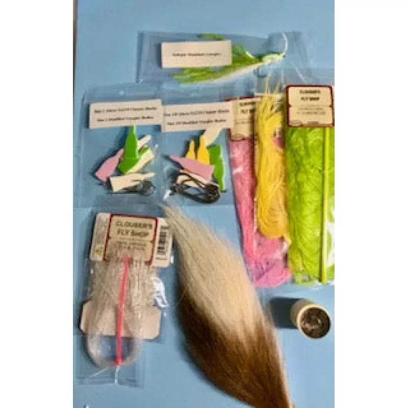 Gurgler Tying Kit (Light Color Kit) Size 1/0 & 2