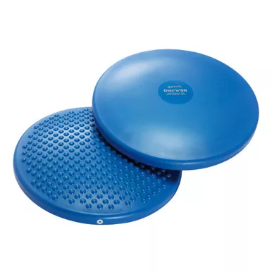 GYMNIC Disc'o'Sit Blue Inflatable Wedge Air Cushion (8911)