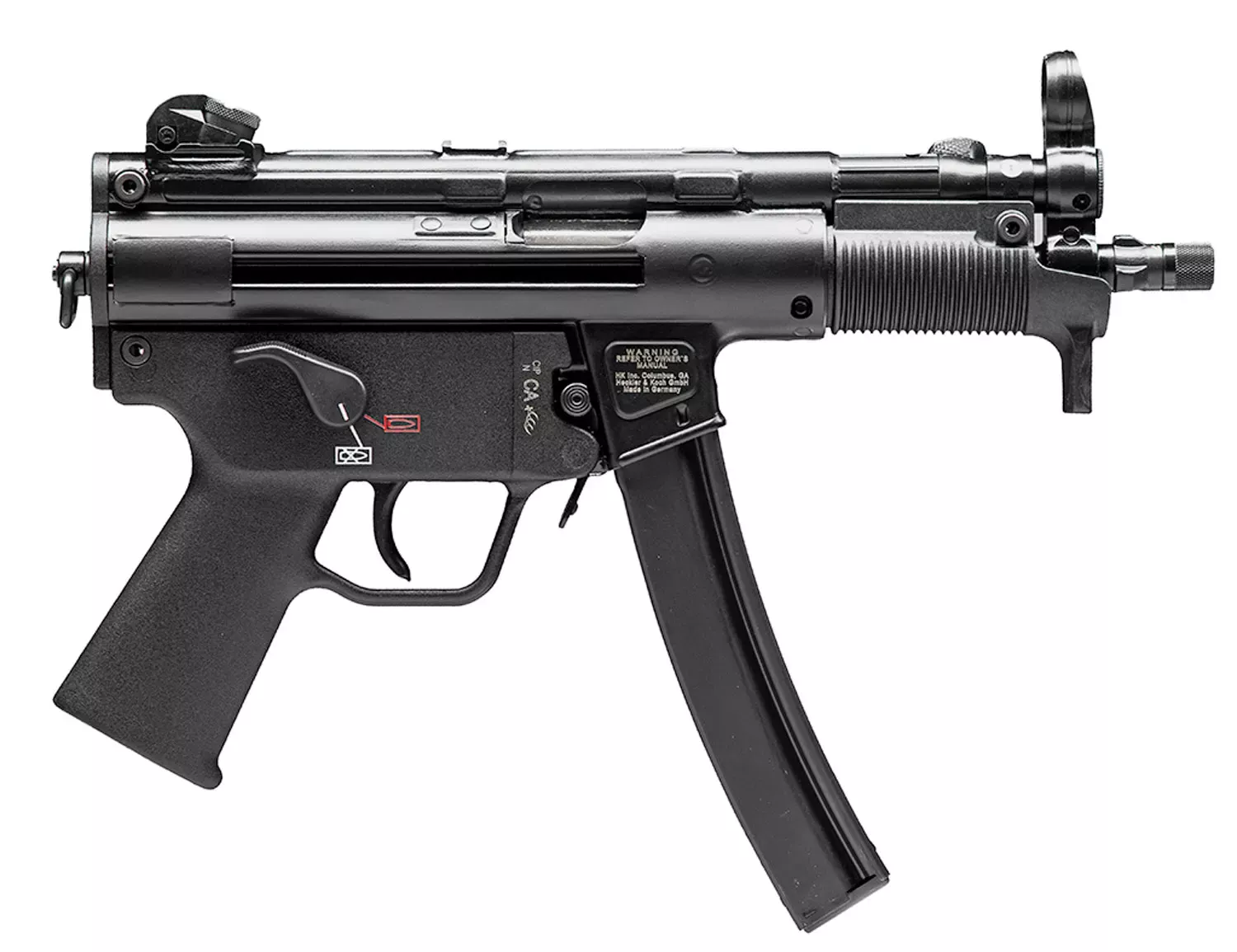 H&K SP5K-PDW, 9MM, 5.83″, 30-Round, Black, 81000481