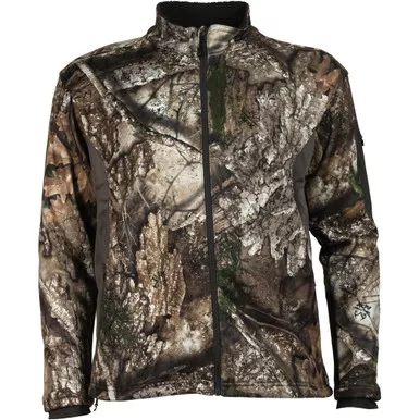 Habit TJ10049-M-8-6-L-3D6 Men’s Townsend Ridge Techshell Jacket, Mossy Oak Bottomlands Camo, L