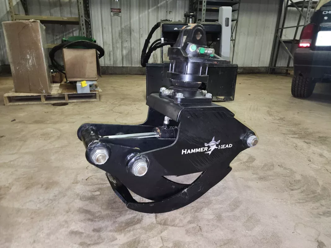 Hammer Head Bypass Grapple | Model GR-42 | Grapple Opening 42″ | Machine Size 1.5-3 Tons | For Mini Excavators