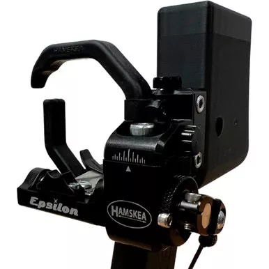 Hamskea 213886 V2 Epsilon Arrow Rest COR Riser Interface, Black, Left Hand