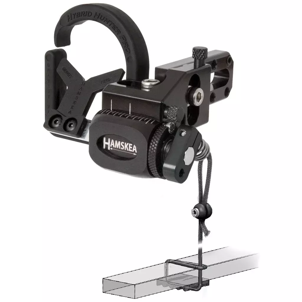 Hamskea Hybrid Hunter Pro Rest Micro Tune Black Rh