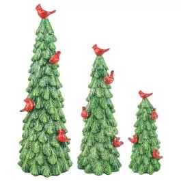 Hanna's Handiworks Snowy Tree w/Cardinals