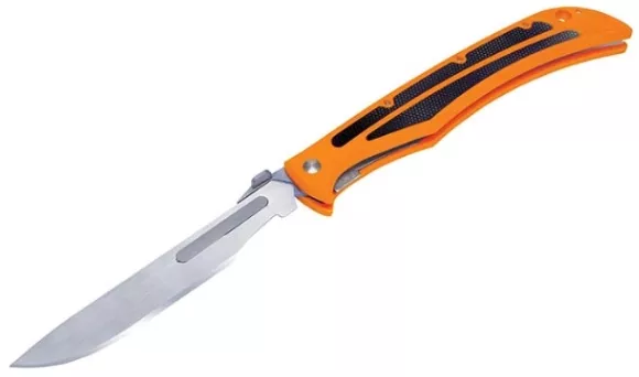 Havalon Baracuta Blaze Knife – Folding Hunting & Skinning Knife with Replaceable Blades