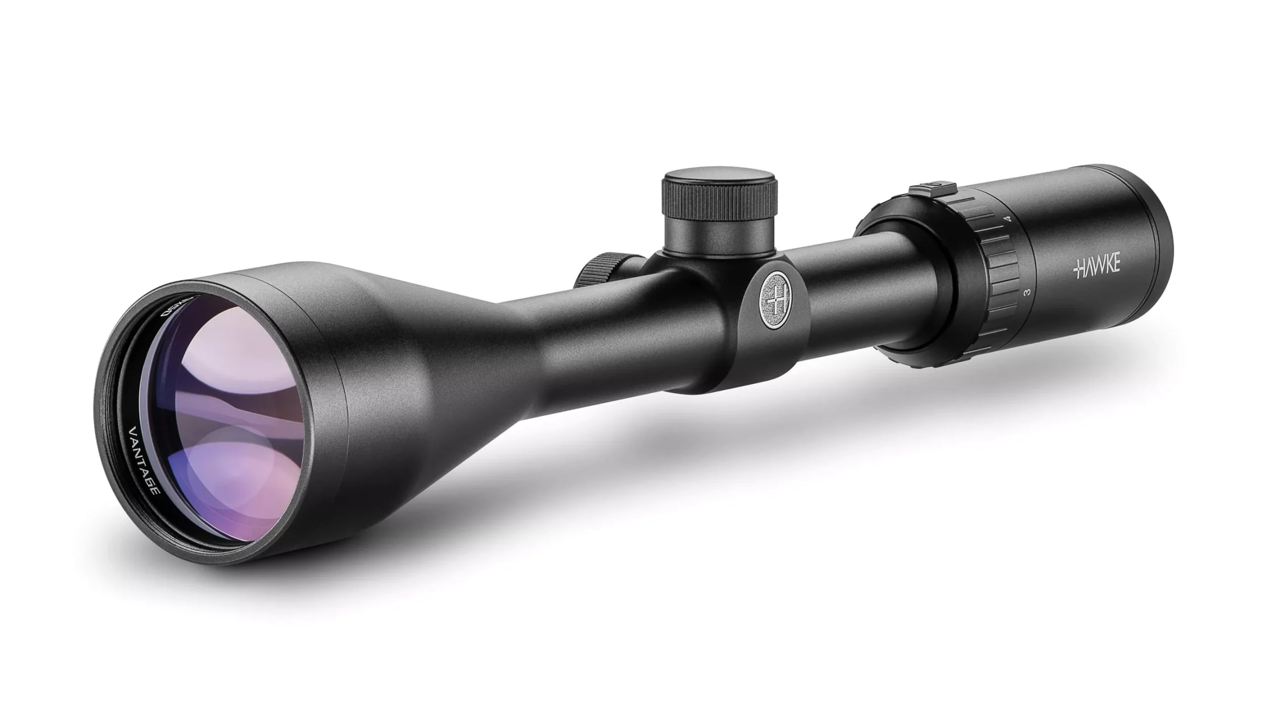 Hawke Vantage, 3-9X50, 1″, Mil Dot (Wire), Black