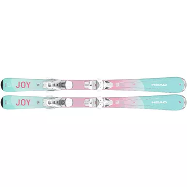 HEAD Junior Joy Easy JRS Mint/Pink Skis with Bindings (314353)