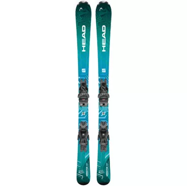 HEAD Monster Easy JRS Blue/Black Junior Skis with Bindings (314484)