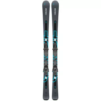 HEAD Shape e-V8 SW Anthracite/Blue Performance Skis with PR 11 GW Brake 85[G] Bindings (315224+100942)
