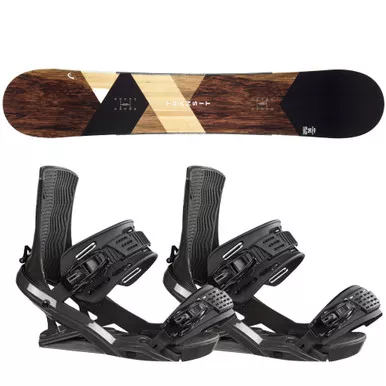 HEAD Transit 162 Snowboard With FX One LYT Brown M Snowboard Binding