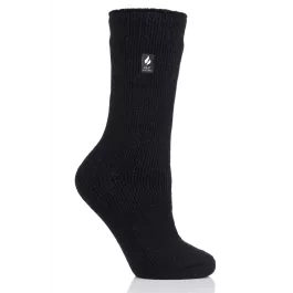 Heat Holders Men’s Dahlia LITE™ Crew Socks – Black – 7-12
