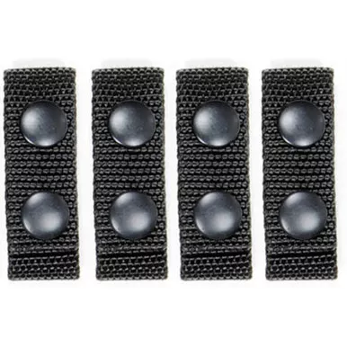 Hero’s Pride 1096 Ballistic Deluxe 7/8″ Belt Keepers, Black, 4 Pack