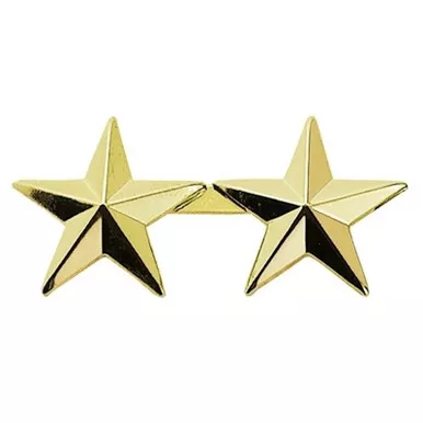 Hero’s Pride 4486 2 Stars, 2 Posts & Clutch Backs, Pairs, 1/2″ High