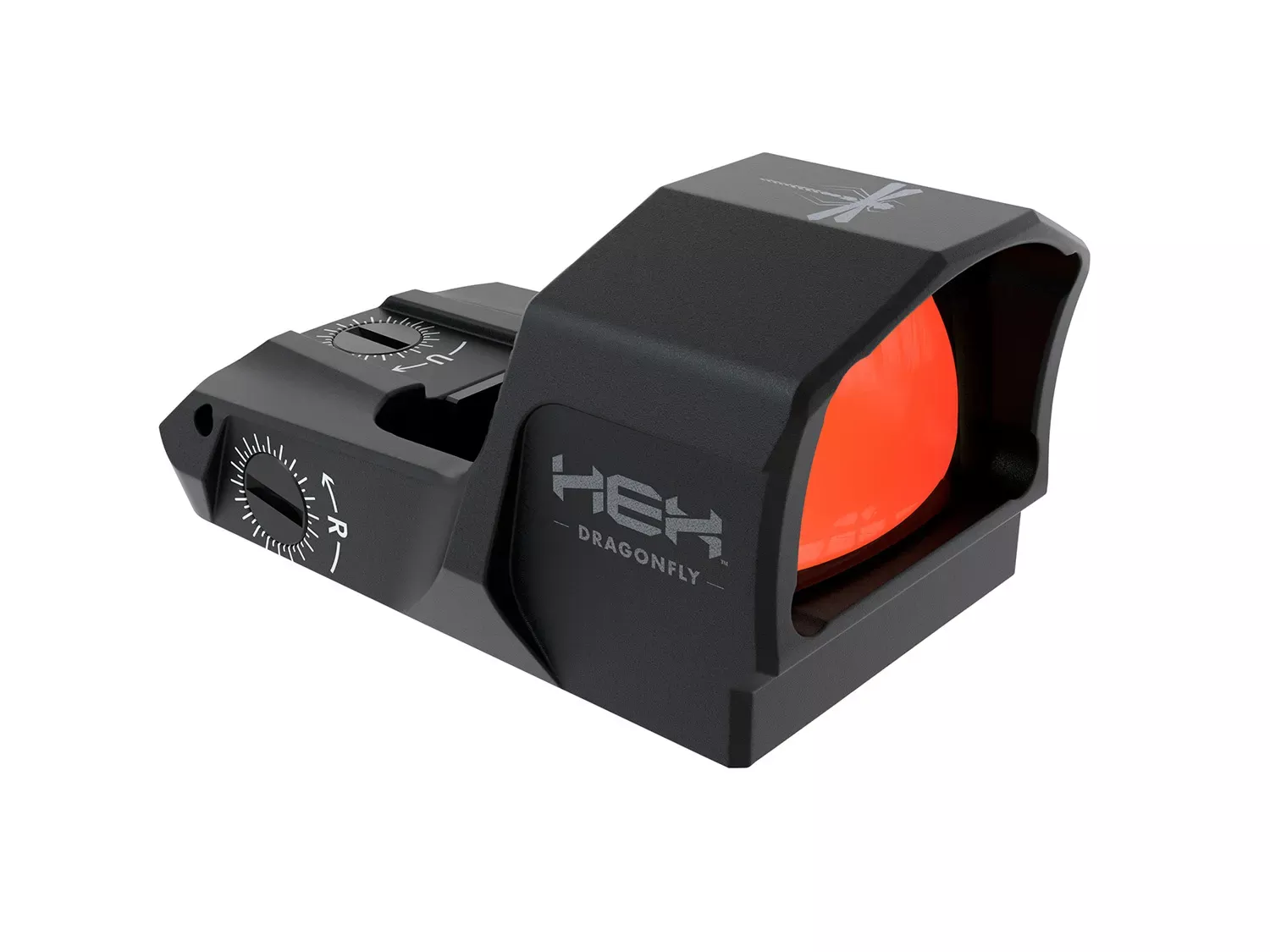 HEX Optics HEX Dragonfly Black Anodized 3.5 MOA Illuminated Red Dot Reticle
