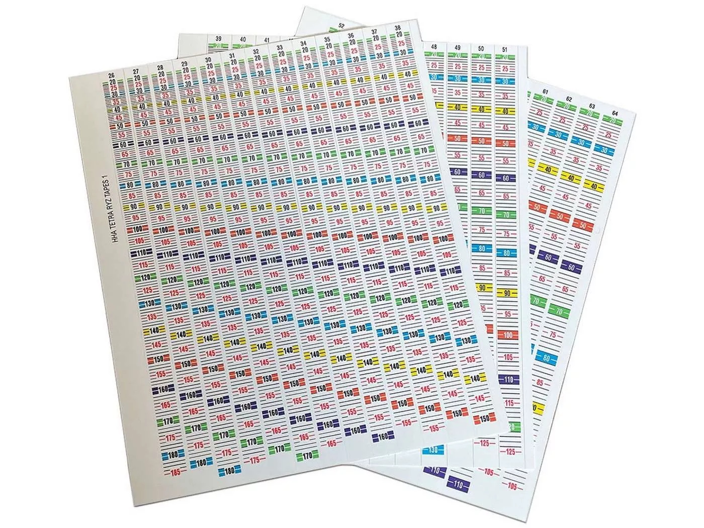 HHA Replacement Sight Tapes for Tetra RYZ Models, White, Ambidextrous