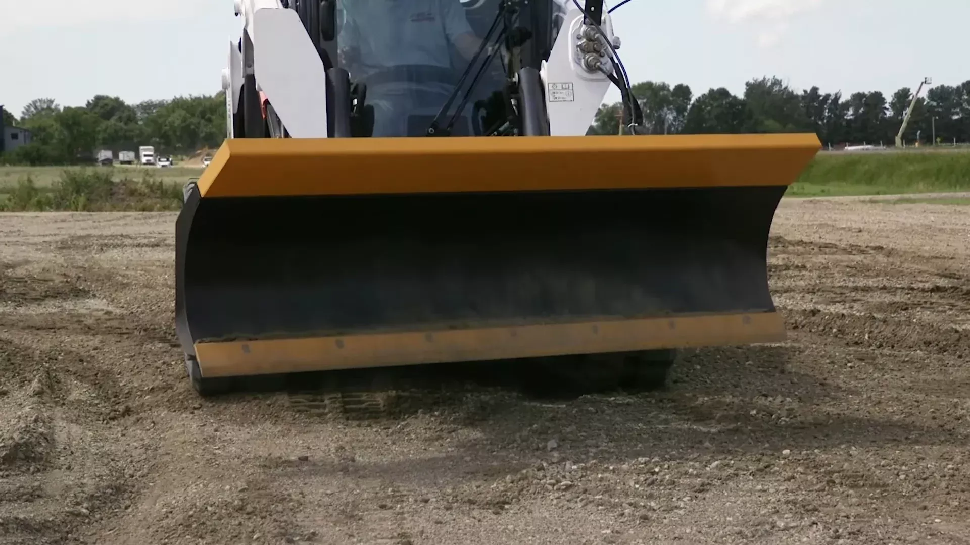 HitchDoc 6-Way Dozer Blade | Heavy Duty Series | Width 72”-96” inches| Hydraulic Flow Rate 18-25 GPM | For Skid Steers