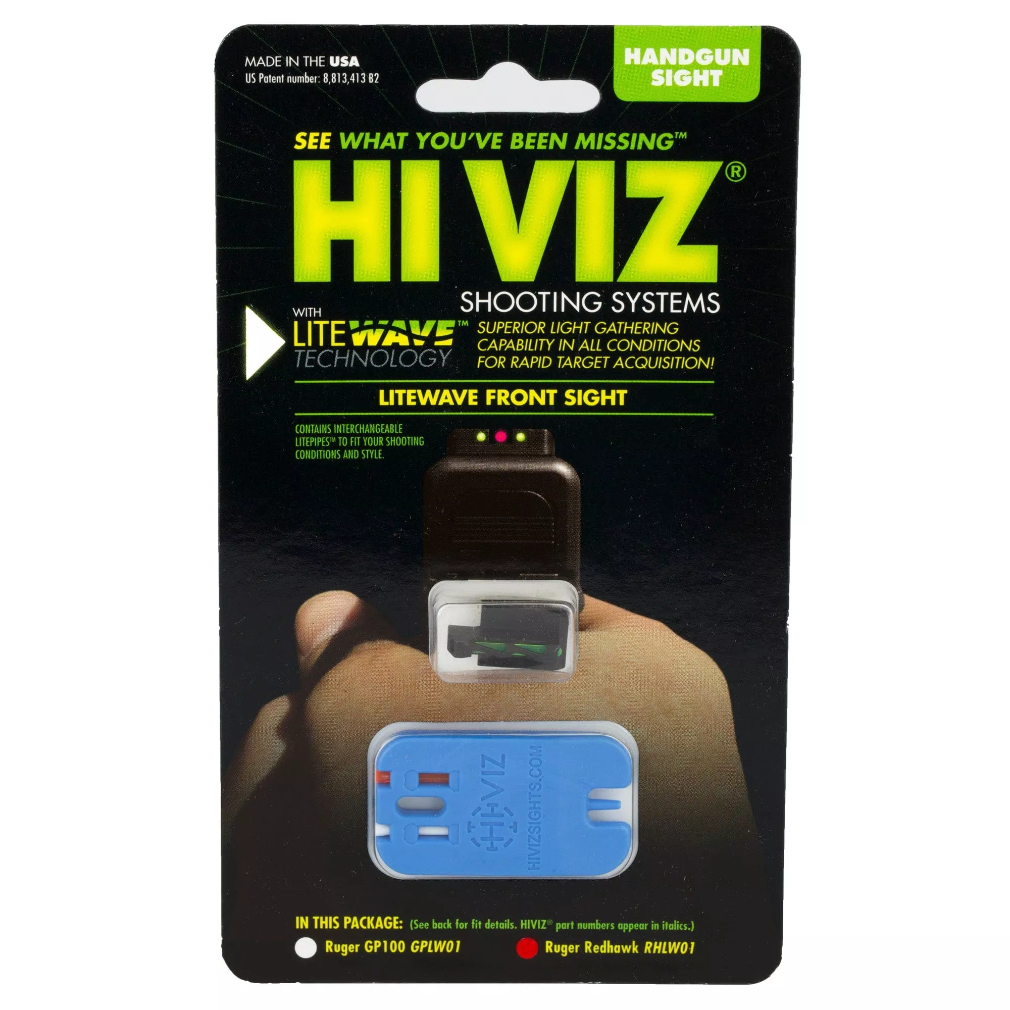 Hiviz Litewave Front Sight For - Ruger Redhawk/srh