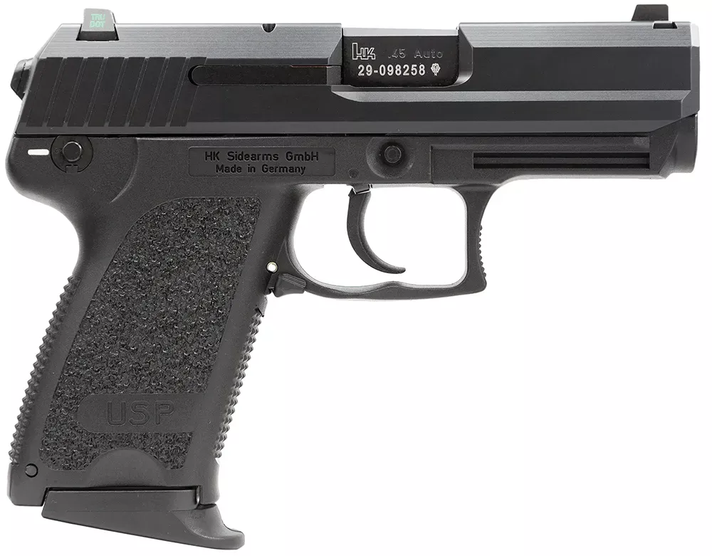 HKUSP Compact V1 45 ACP Caliber, 3.78″, 8+1, Black Finish