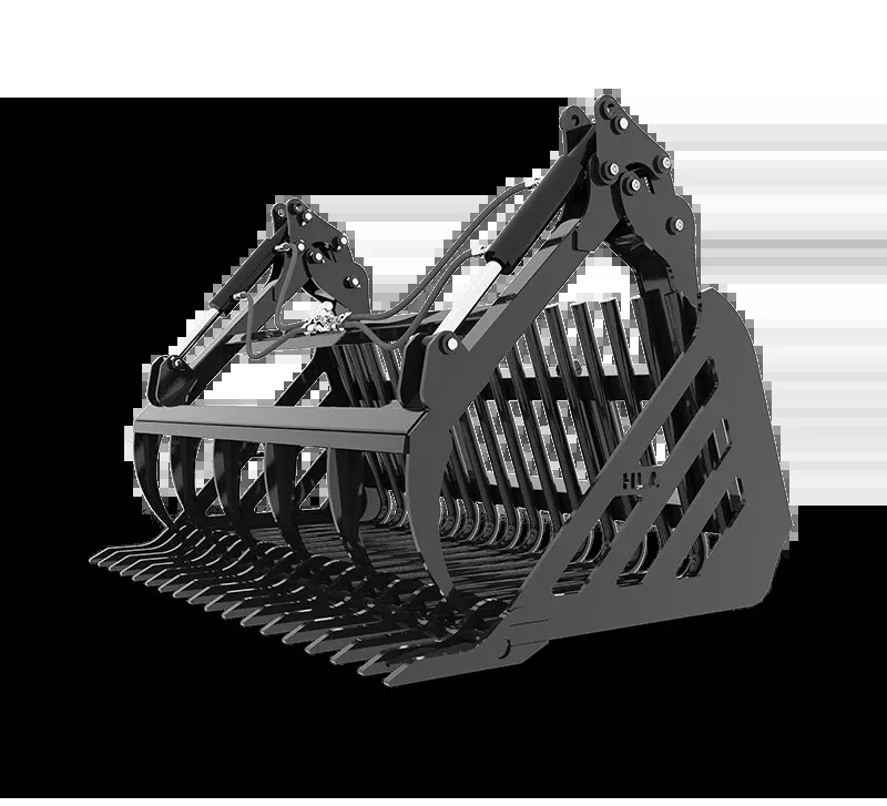 HLA Attachment HD/Stone Fork with Grapple Less Mount | 77″, 84″, 90″, 92″, 94″ Size | For Tractor