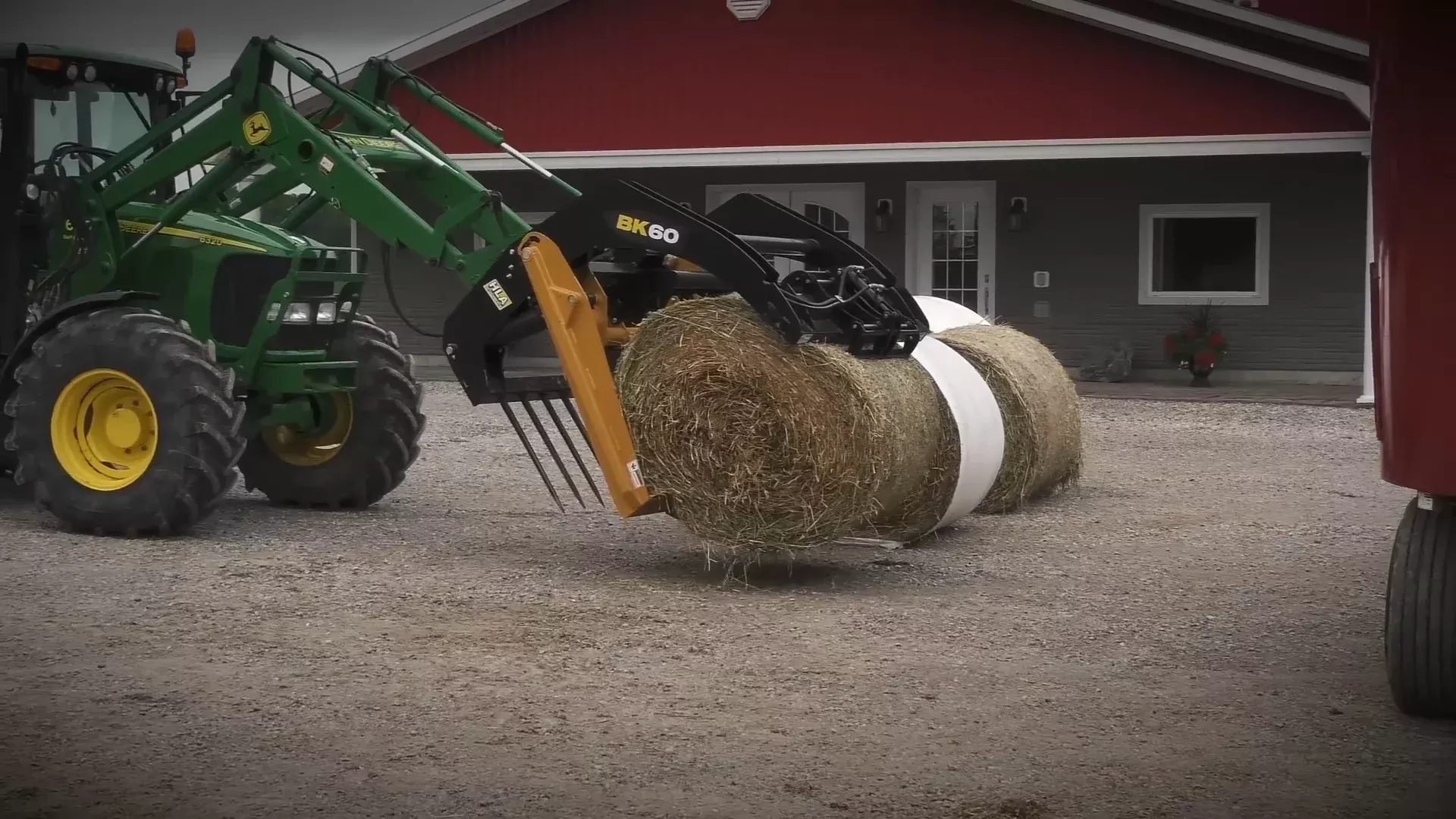 HLA Attachments | Bale Knife (Less Frame) | Models BK48LF, BK60LF & BK72LF | Bale Diameter 48″ To 72″ | Hydraulic Clamp | For Tractor