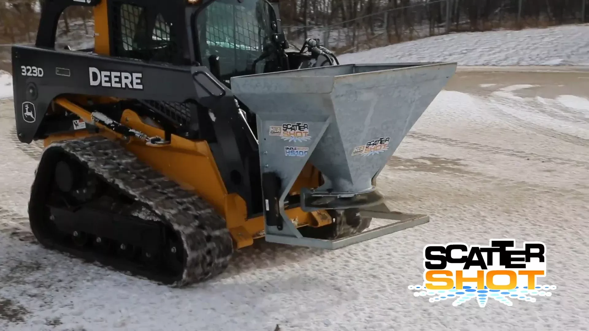 HLA Attachments | Broadcast Spreaders | Models HS100 & HS200 Series | ½ To 1½ Yard Capacity | Hydraulic & PTO Drive | For Tractor