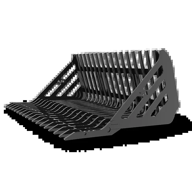 HLA Attachments Stone Fork Retainer Type Less Mount | Model 98", 103", 108" HD | For Skid Steer