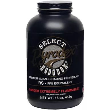 Hodgdon SELECT Pyrodex Select Powder FFG 1 lb., Black