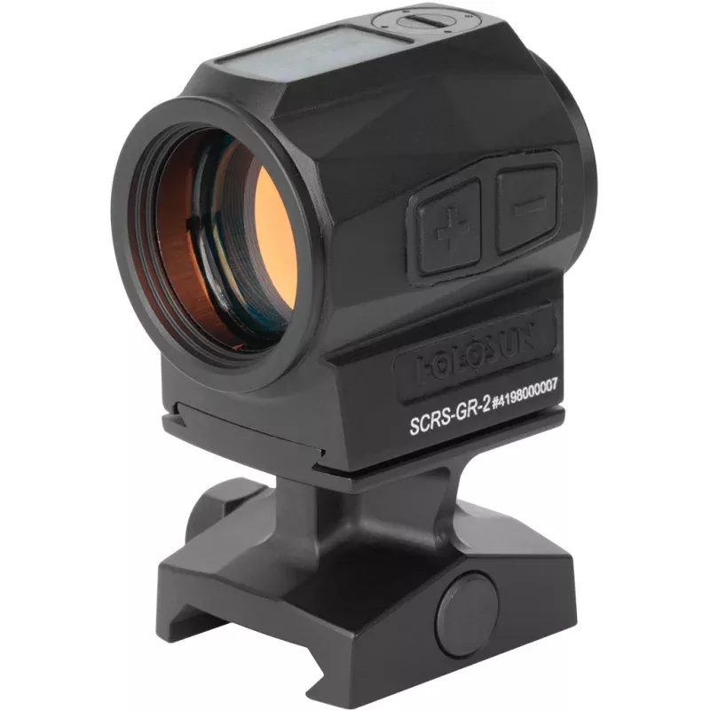 Holosun SCRS Solar Charging Rifle Sight Red Dot Green 2 MOA Dot 22mm