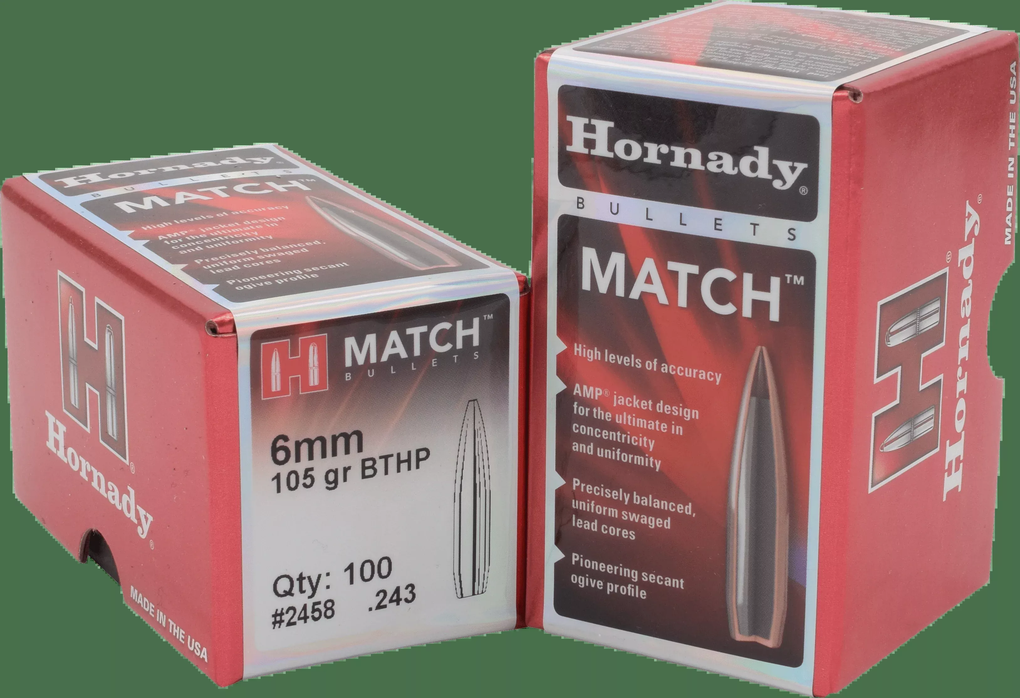 Hornady Bullets 30 Cal .308 - 208gr Bthp Match 100ct