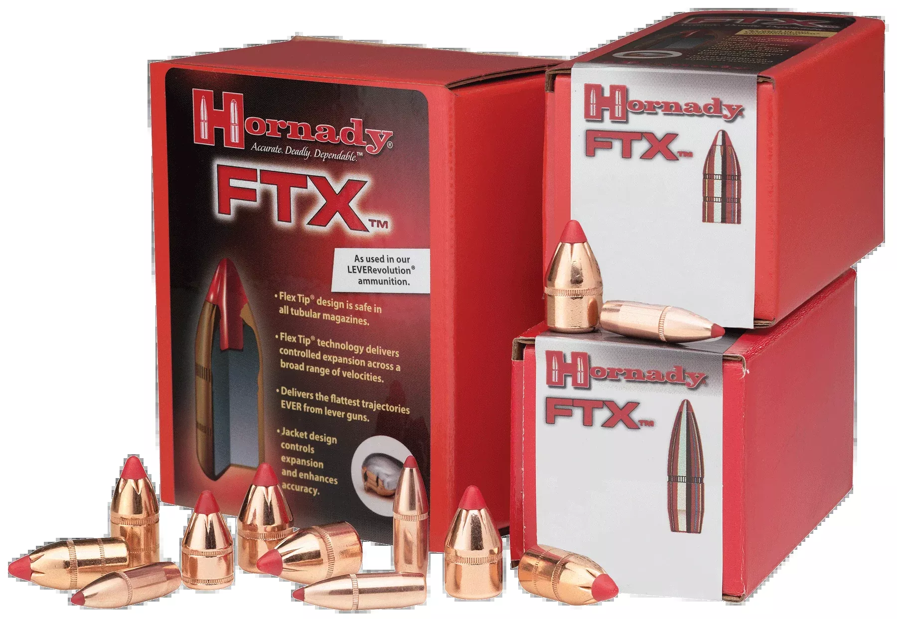 Hornady Bullets 35 Cal .358 - 200gr Ftx 100ct