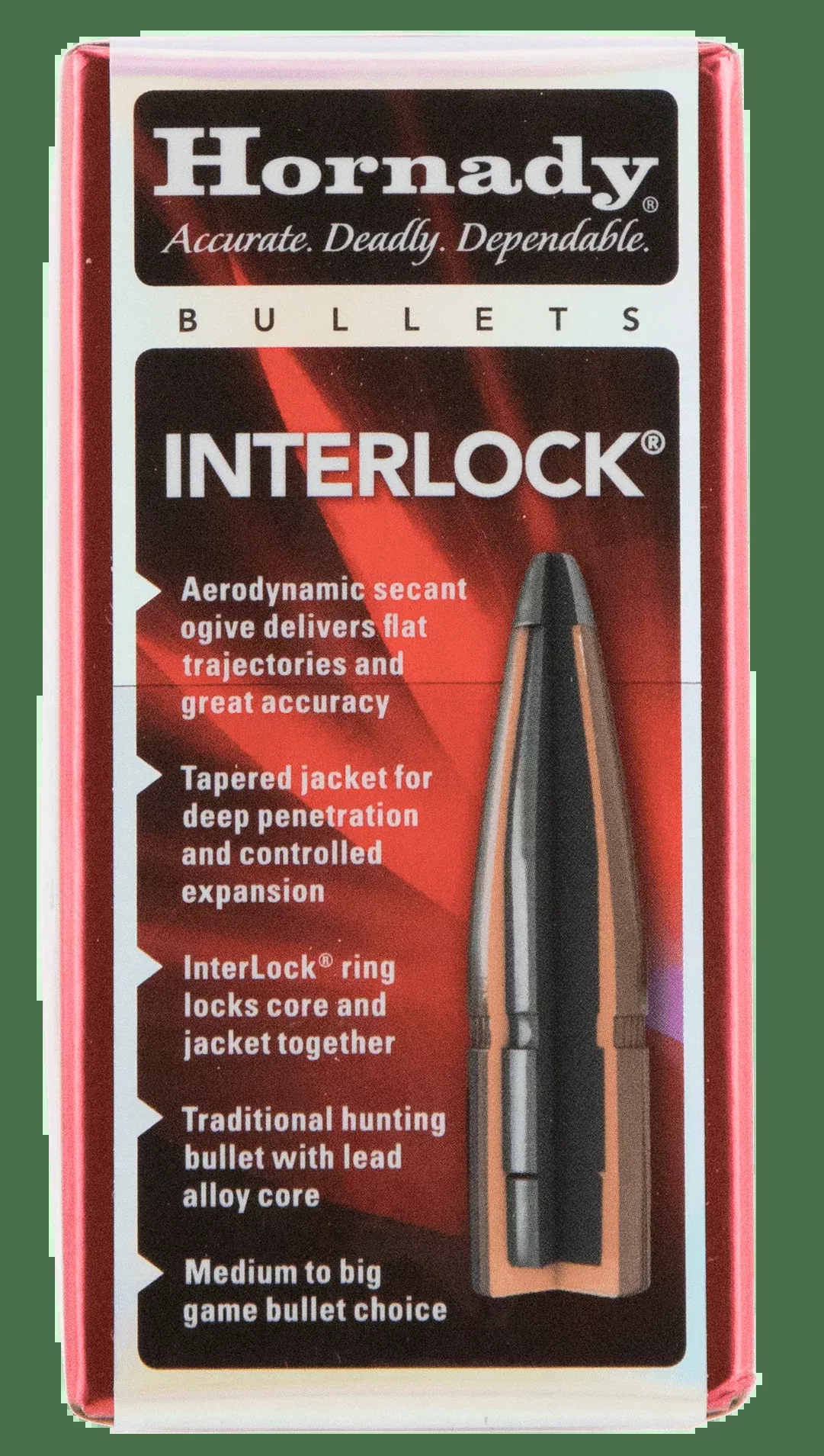 Hornady Interlock, Horn 41051Bull .411300 Sp50/25