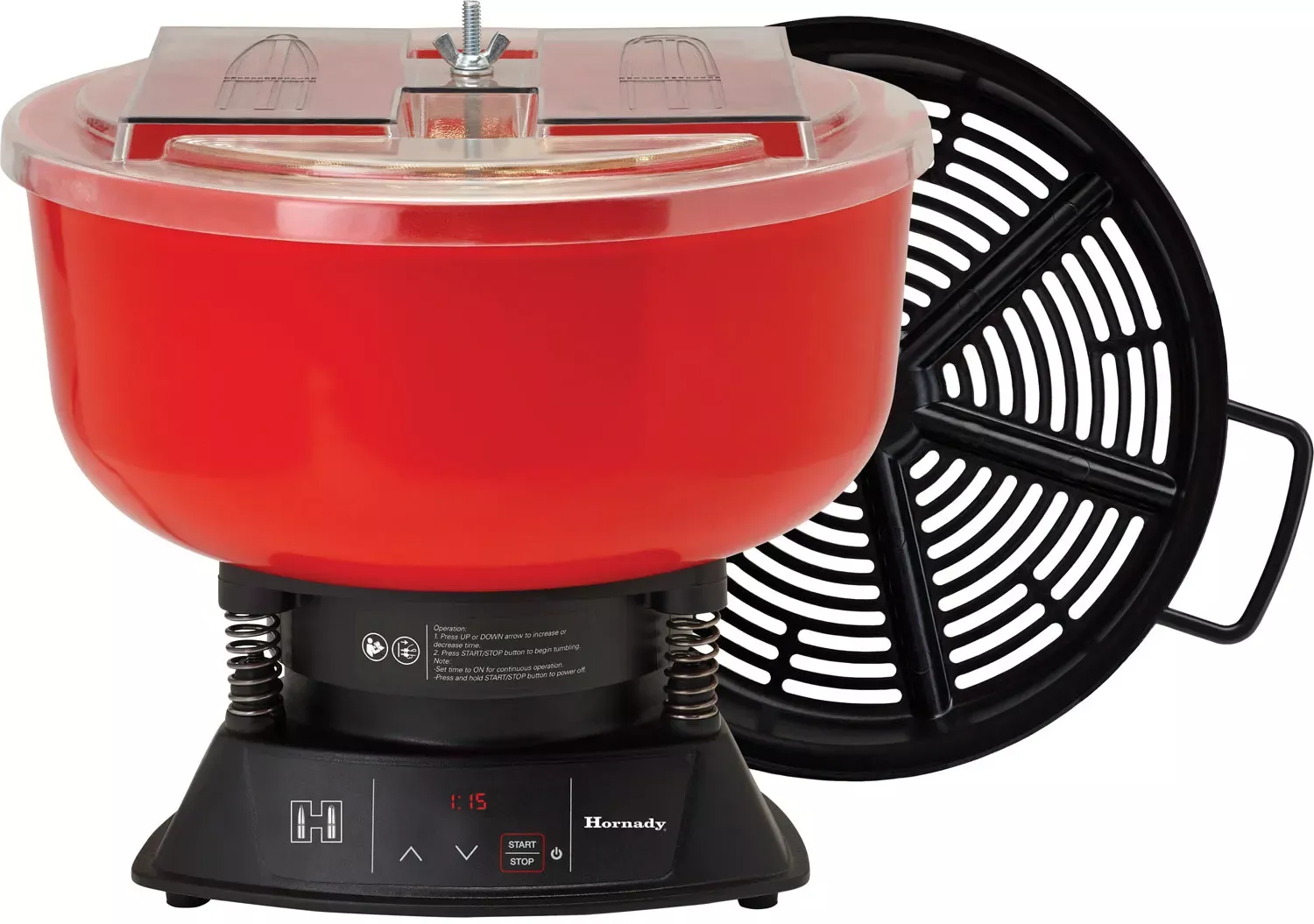 Hornady Magnum Digital Vibratory Tumbler Red Multi-Caliber