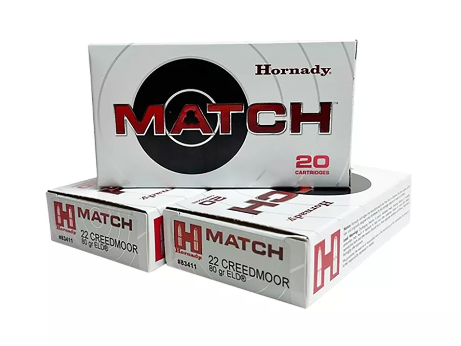 Hornady Match, .22 Creedmoor, 20