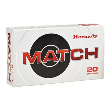 Hornady Match .300 Winchester Magnum Ammunition 195 Grain ELD Match Polymer Tip Projectile 20 Rounds