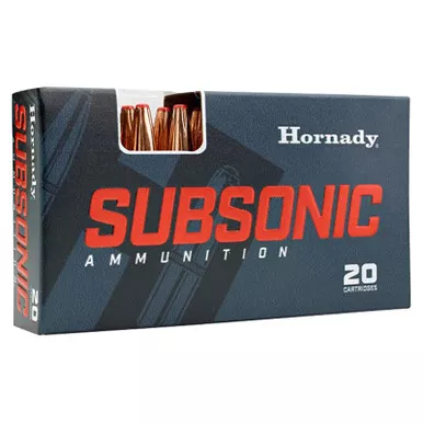 Hornady Subsonic Brass .338 ARC 307 Grain 20 Rnd SubX