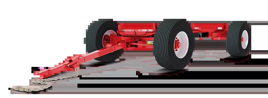 Horst Wagons 4-Wheel Heavy-Duty Wagon Gears | Model 365 & 365E | Capacity 20 Tons | Wheelbase Adjustable 10′ 7″ – 12′ 1″| For Agricultural Transport & Forage/Grain Box Applications