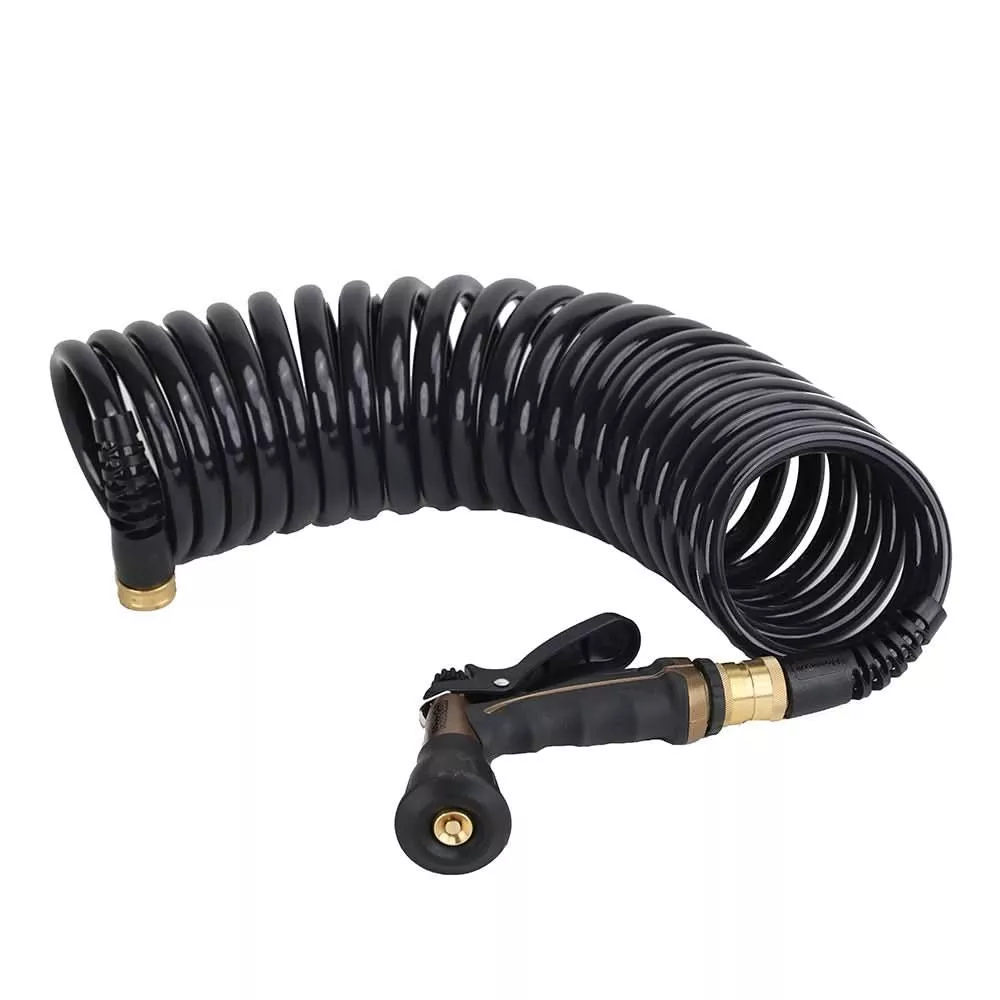 HoseCoil Commercial Pilot PRO 20′ Hose Kit with Boat Bumper Metal Body Nozzle – CPP2501K