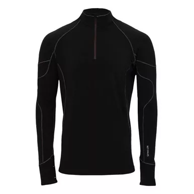 HOT CHILLYS Men's Micro-Elite XT Black/Grey Zip-T Top (HC9845-107)