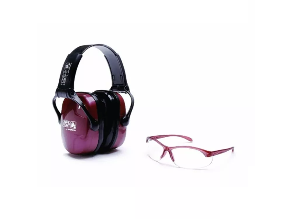 Howard Leight Womens Shooting Safety Combo Eye and Ear Kit