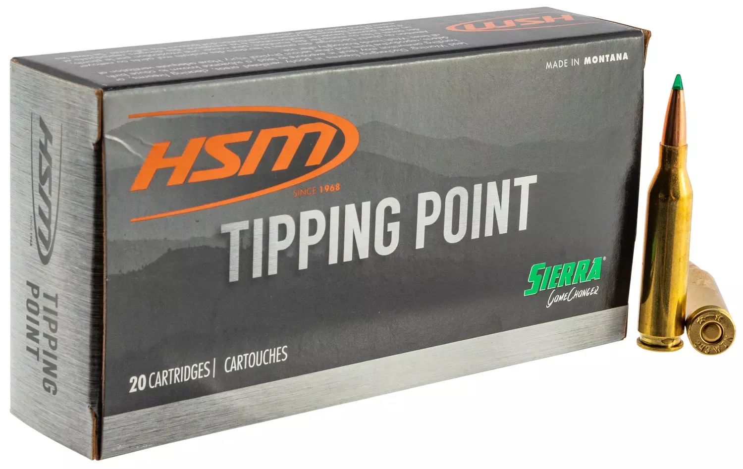 HSM Tipping Point 243 Win 90 Gr. Sierra GameChanger 20/Box