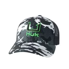 HUK Kids KC Printed Trucker Hat - Black