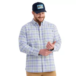 HUK Men's Chesapeake Plaid Flannel
